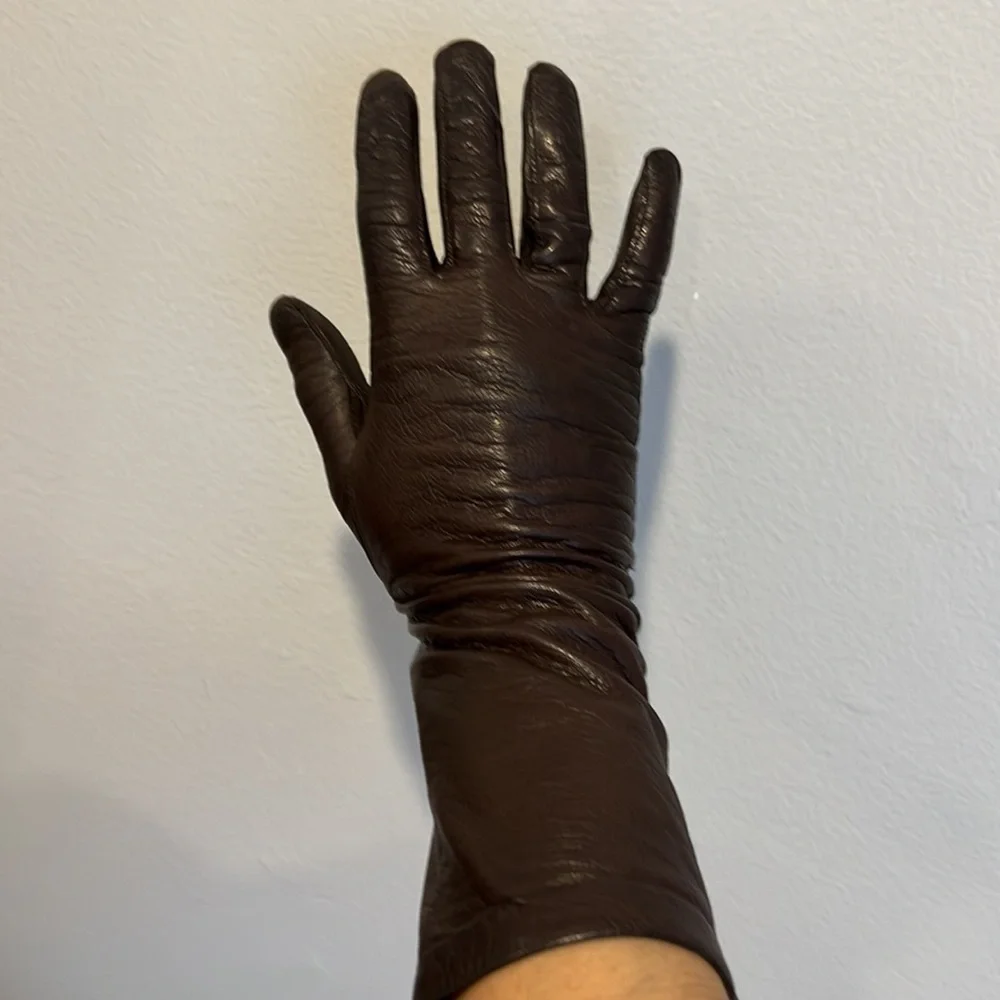 Vintage Carson Pirie Scott Women's Black Leather